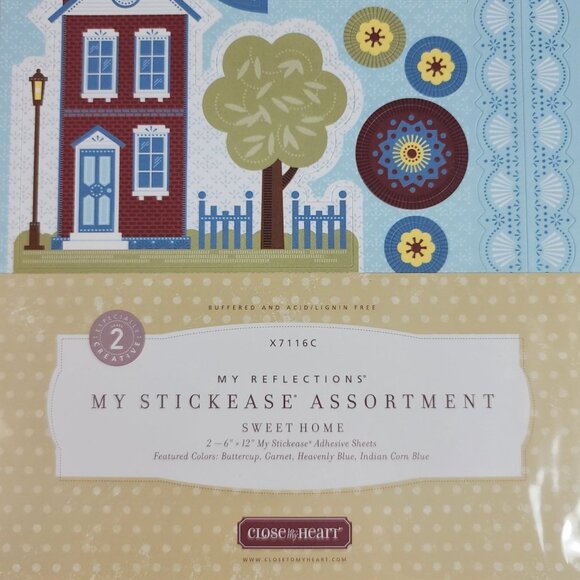 Close to My Heart Reflections Stickease X7116C Sweet Home Family Memories NEW - Picture 3 of 4